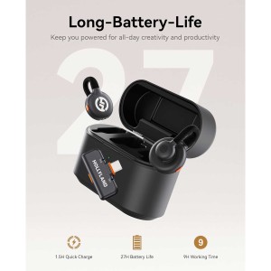 میکروفون یقه ای بی‌سیم هالی لند مدل Lark M2S رابط Type-C